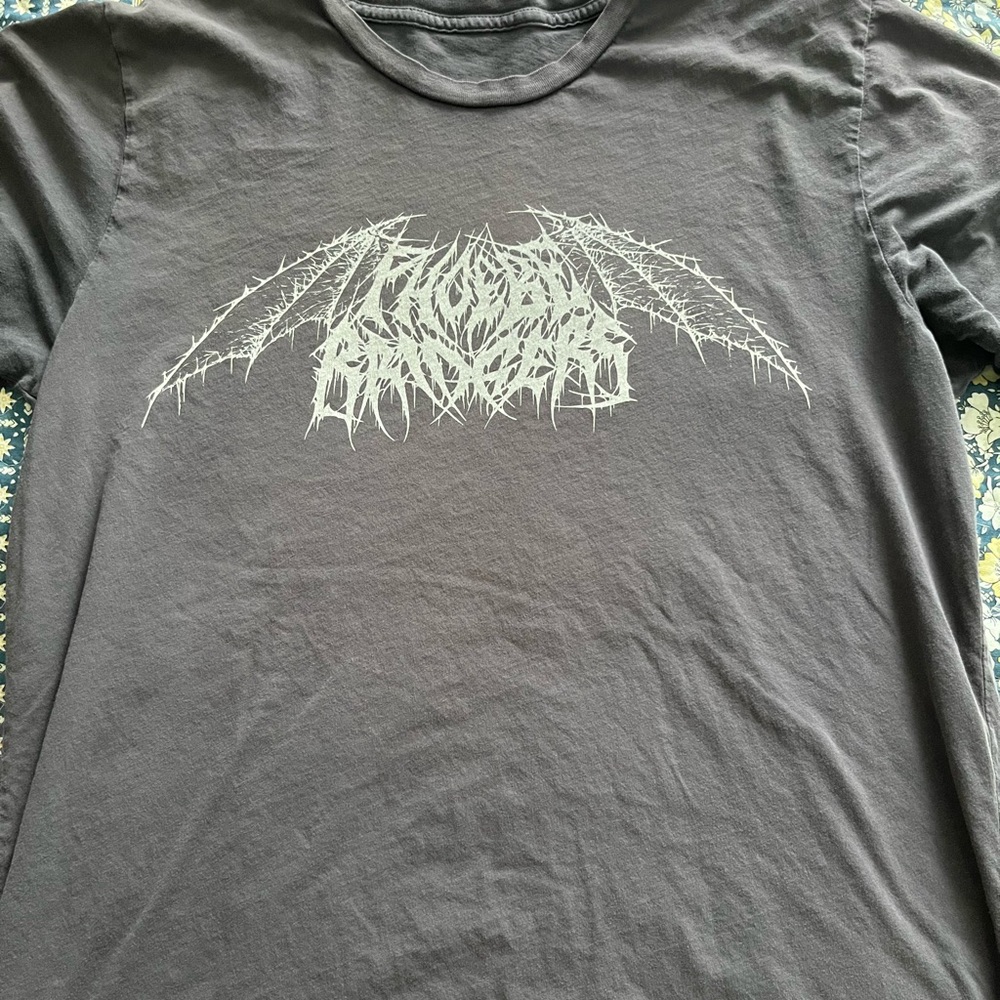 Men's Gray Graphic T-Shirt